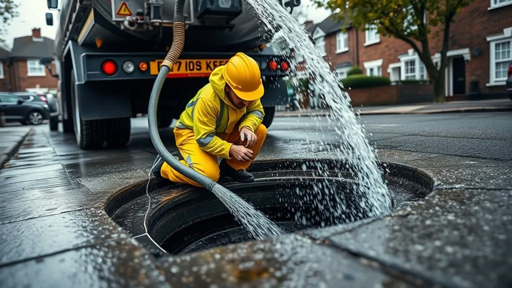 Drainage services in Crayford