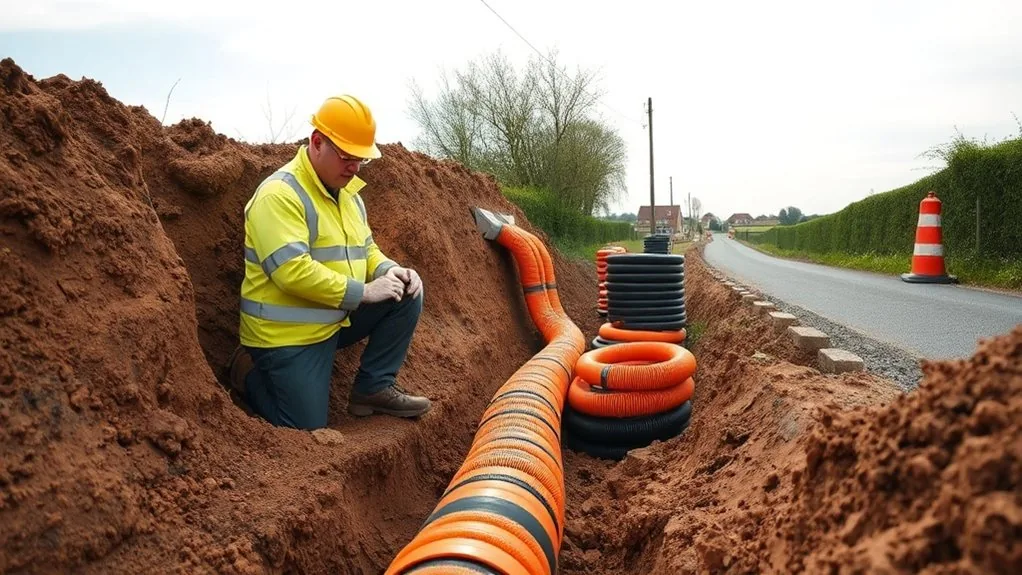 Electric Ducting Installation in Crayford | Power Supply Cable Ducting