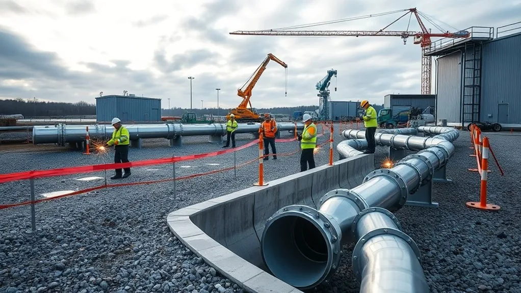 Gas & Oil Pipe Ducting & Installation in Crayford