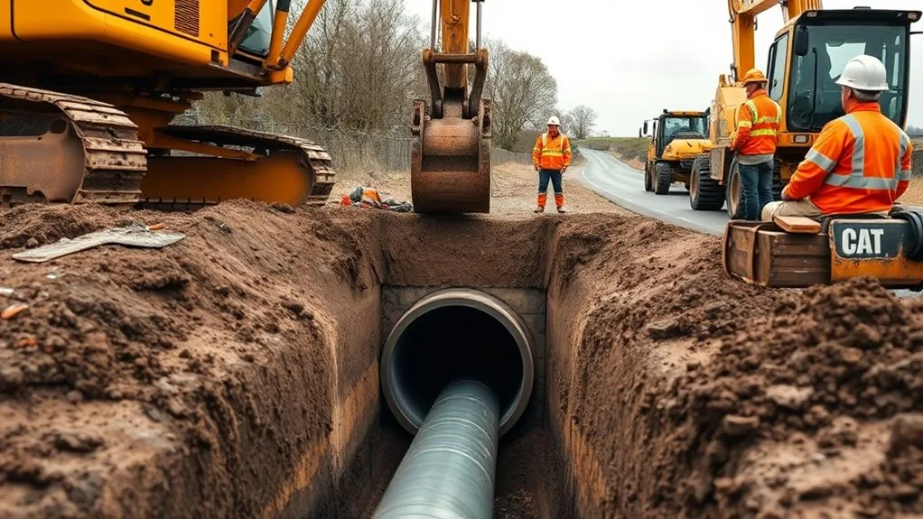 Pipe Ramming in Crayford | Driving Pipes Under Roads, Walls & Buildings